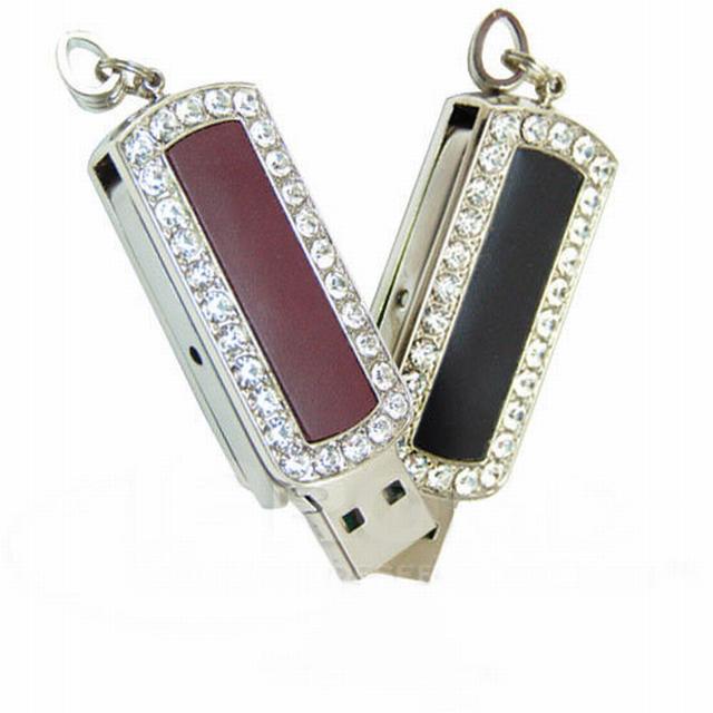 Leather usb flash drive