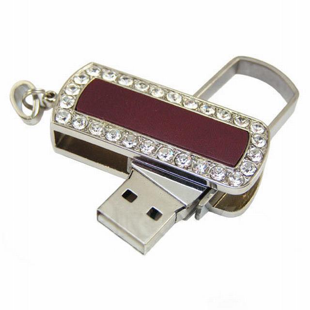 Leather usb flash drive