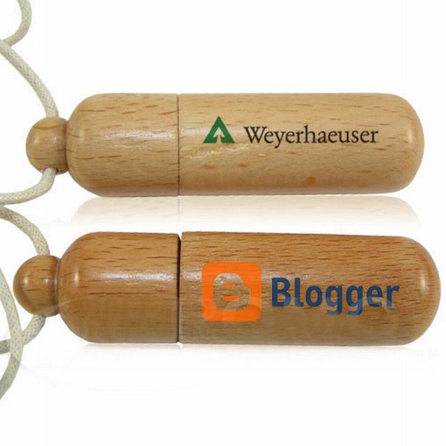 wooden usb flash