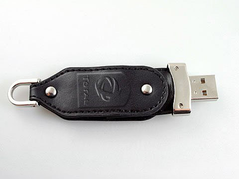 Leather usb flash drive