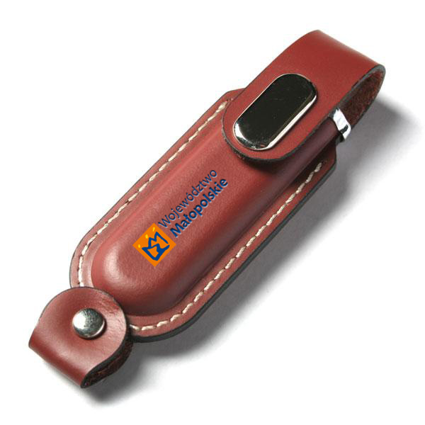Customized LOGO Leather usb flash drive