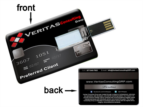 Customized LOGO Card USB Flash Drive