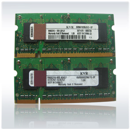 Notebooks DDR2 667MHZ Memory 2GB